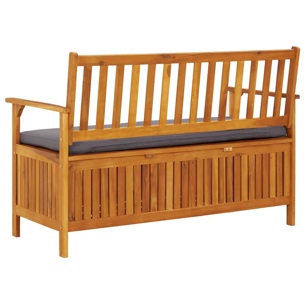 Garden Storage Bench 120 cm Solid Acacia Wood