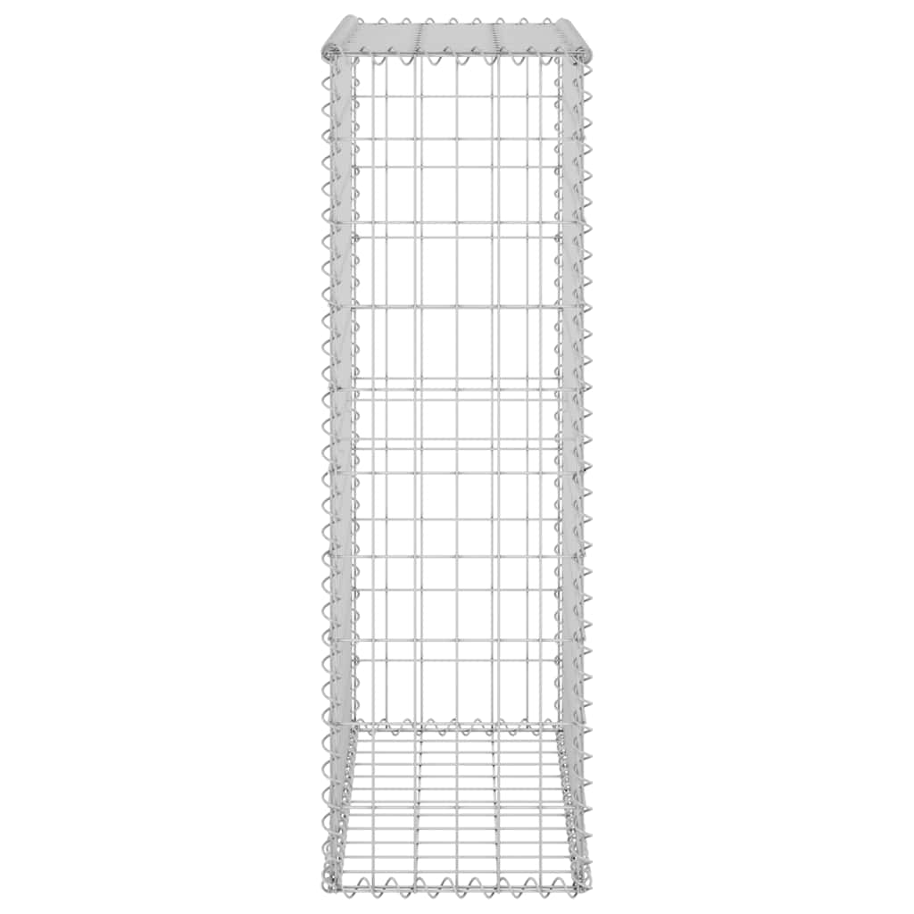 Gabion Wall with Covers Galvanised Steel 60x30x100 cm
