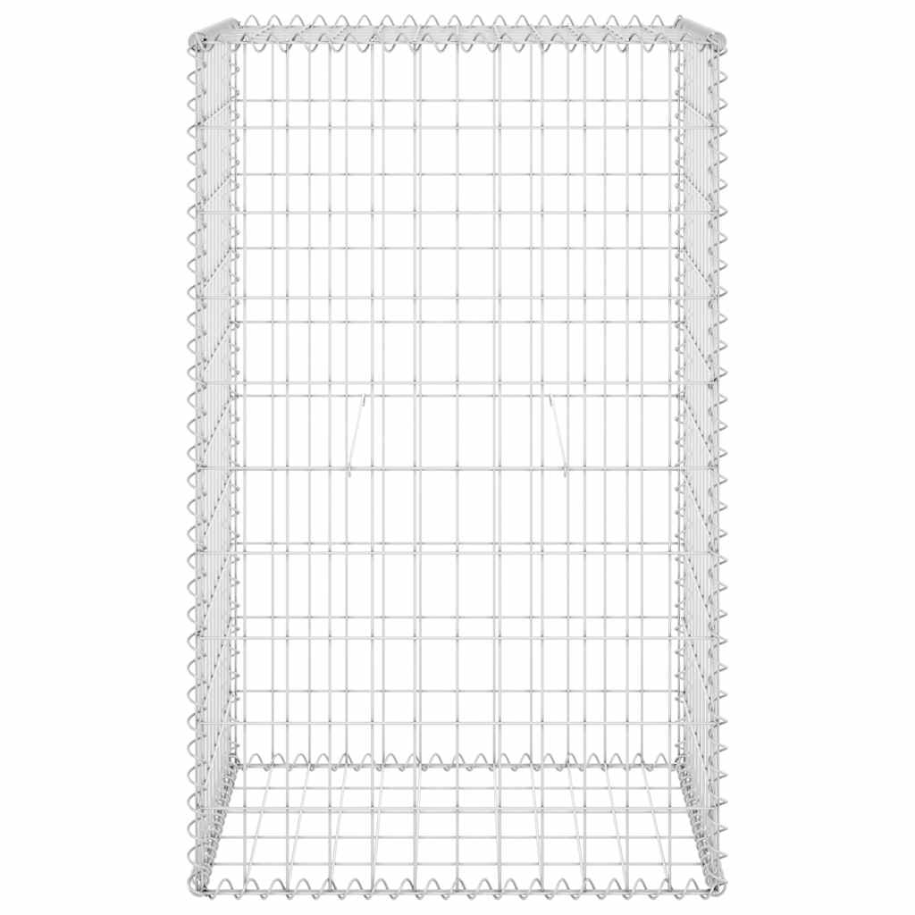 Gabion Wall with Covers Galvanised Steel 60x50x100 cm