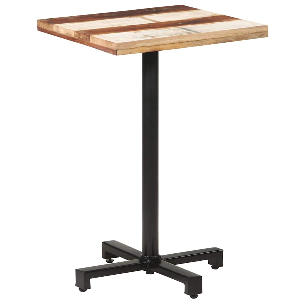 Bistro Table Square 50x50x75 cm Solid Reclaimed Wood