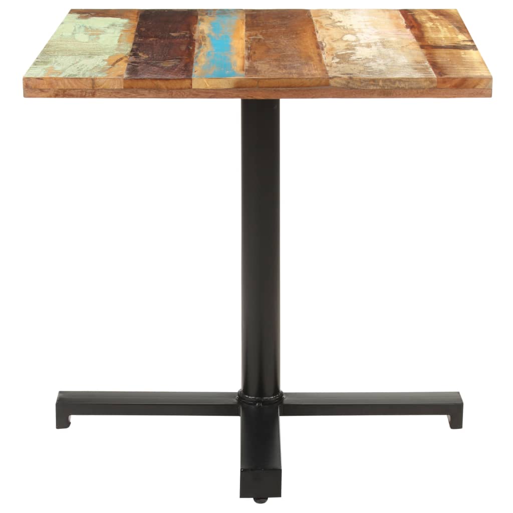 Bistro Table Square 80x80x75 cm Solid Reclaimed Wood
