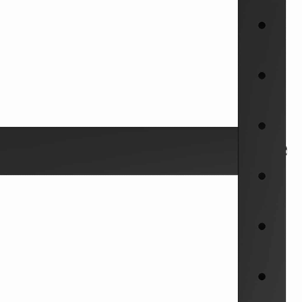 Work Bench Frame Metal 175x57x79 cm Black and Red