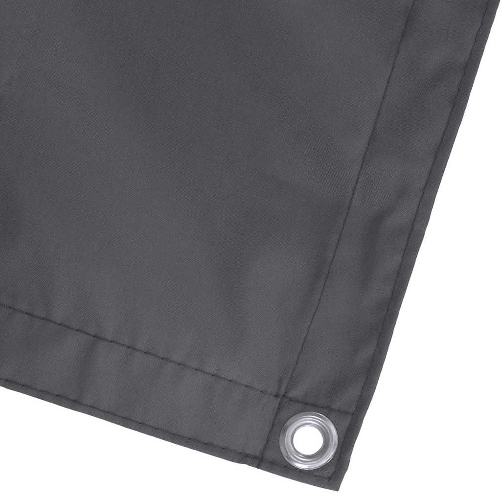 Balcony Screen Anthracite 120x600 cm Oxford Fabric