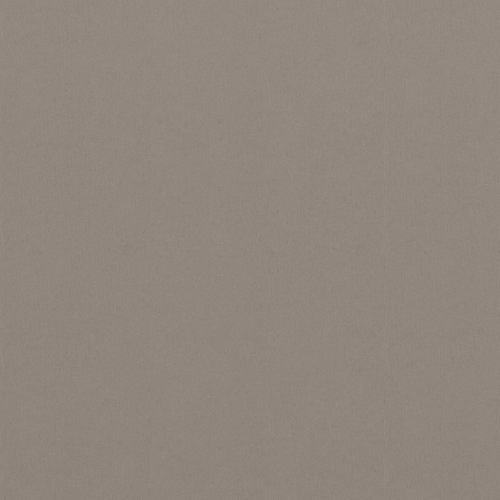 Balcony Screen Taupe 75x600 cm Oxford Fabric