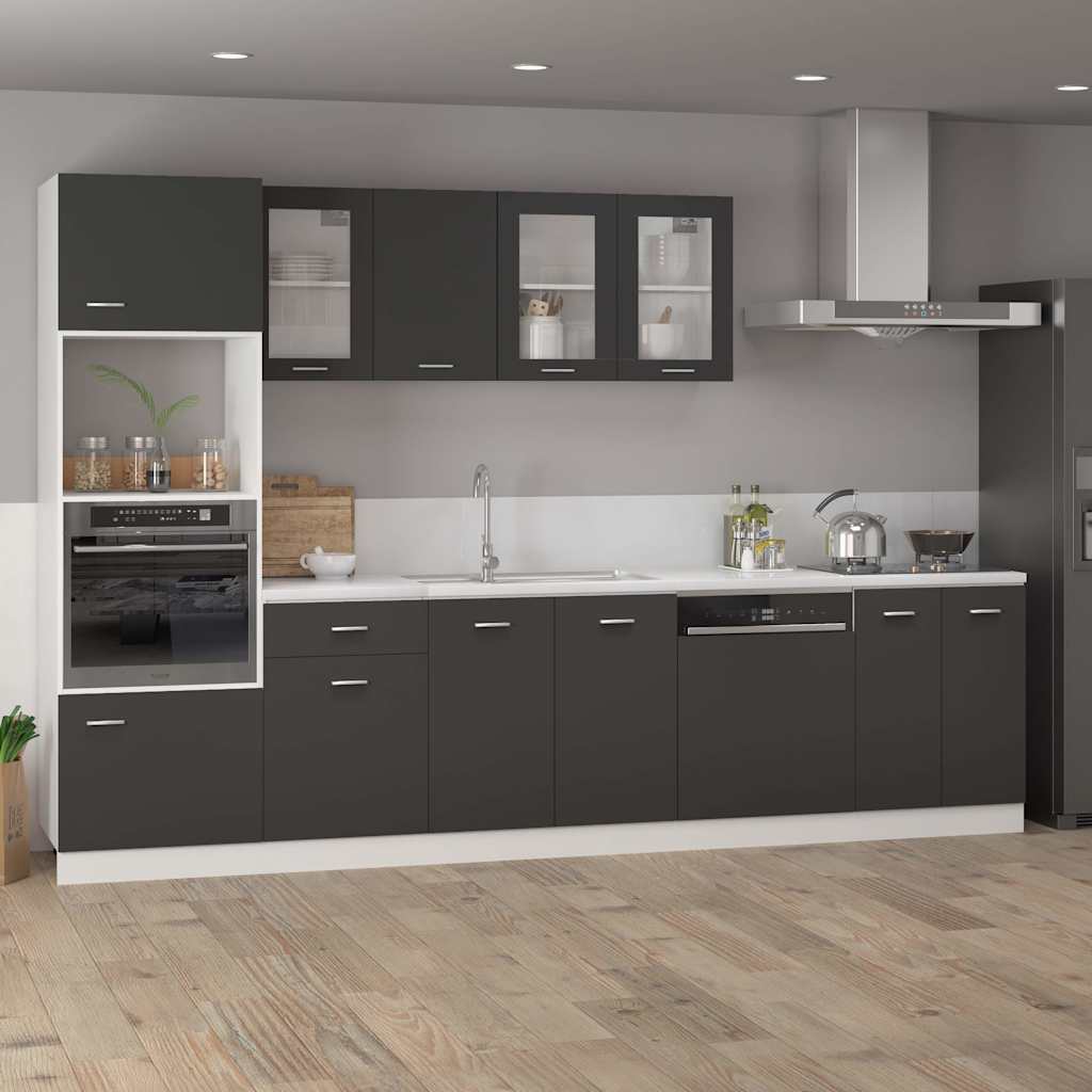 Drawer Bottom Cabinet Lyon Grey 40x46x81.5 cm Engineered Wood