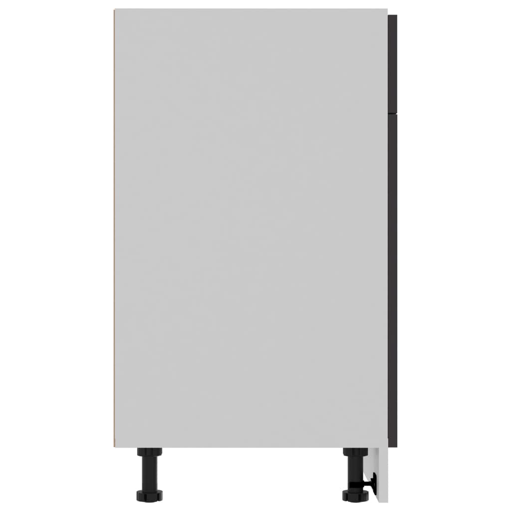 Drawer Bottom Cabinet Lyon Grey 80x46x81.5 cm Engineered Wood
