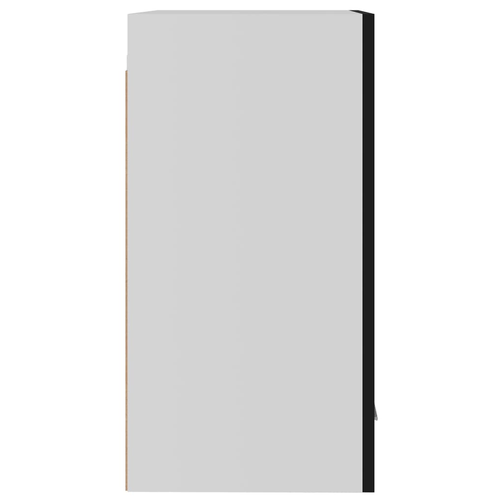 Hanging Cabinet Lyon Black 39.5x31x60 cm Engineered Wood