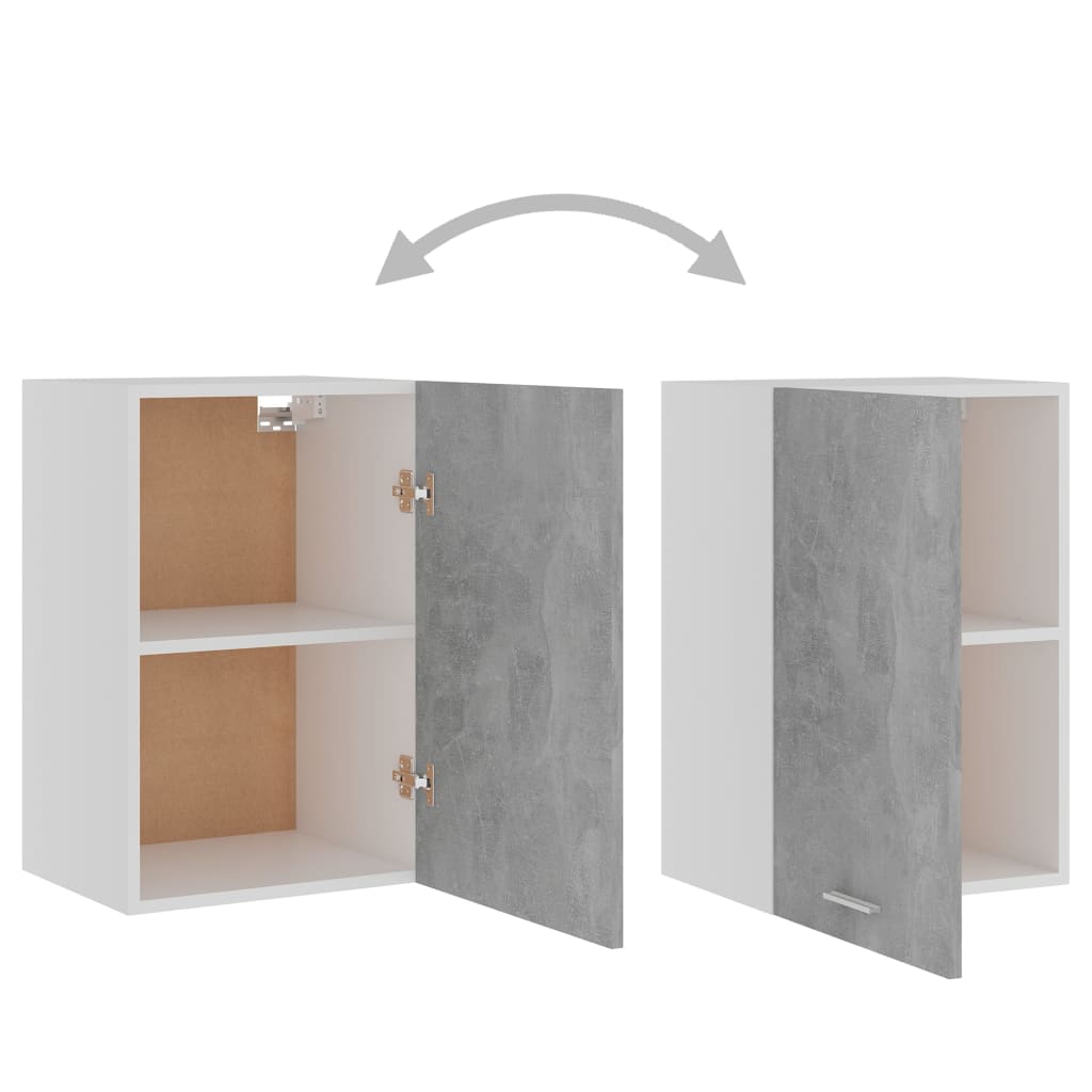 Hanging Cabinet Lyon Concrete Grey 39.5x31x60 cm Engineered Wood