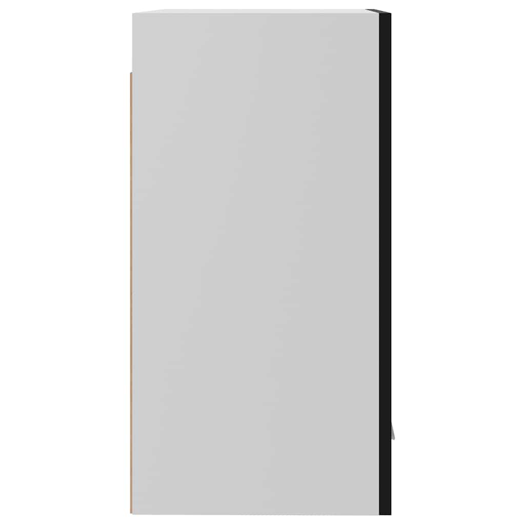 Hanging Cabinet Lyon High Gloss Black 39.5x31x60 cm Engineered Wood