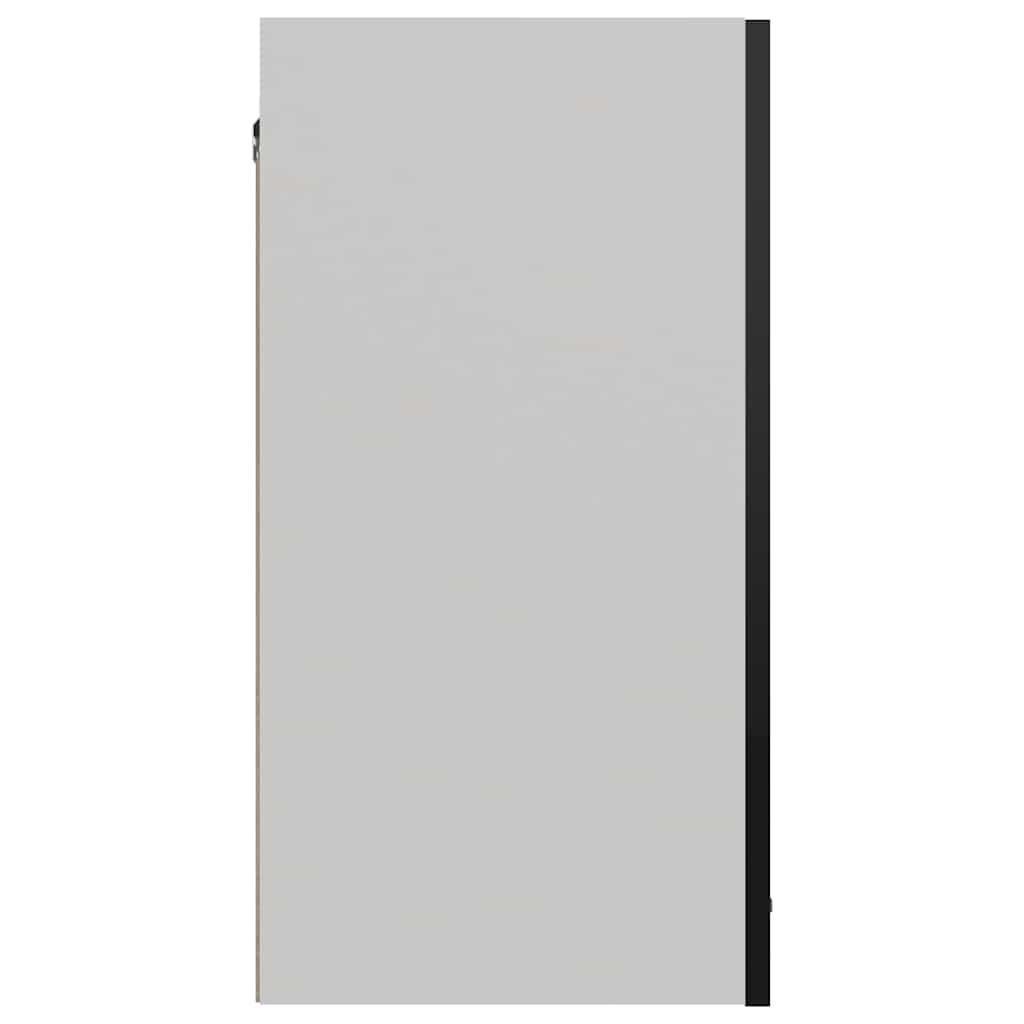 Hanging Cabinet Lyon High Gloss Black 60x31x60 cm Engineered Wood