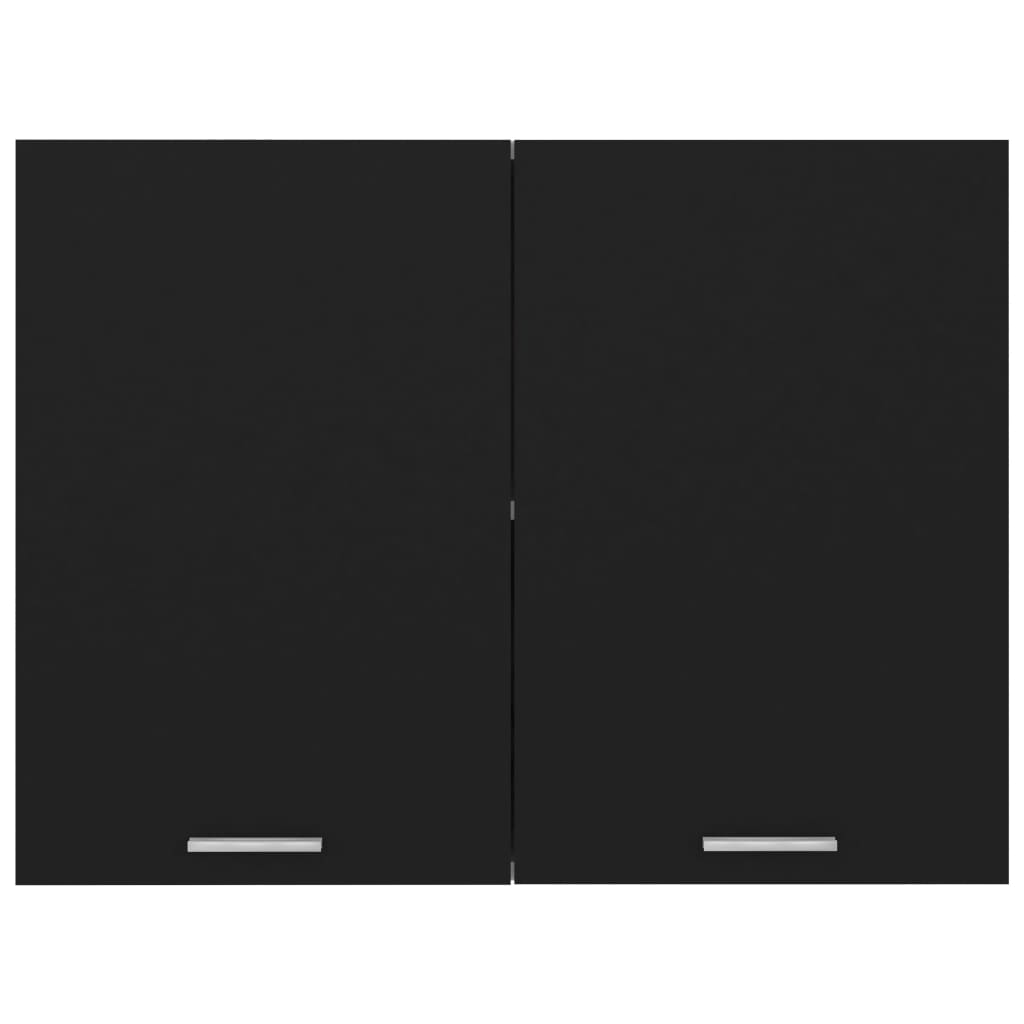 Hanging Cabinet Lyon Black 80x31x60 cm Engineered Wood