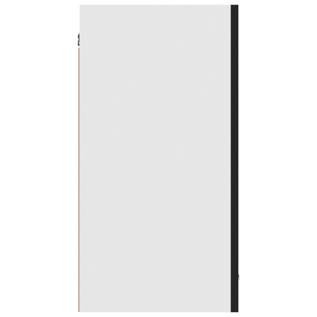Hanging Cabinet Lyon Black 80x31x60 cm Engineered Wood
