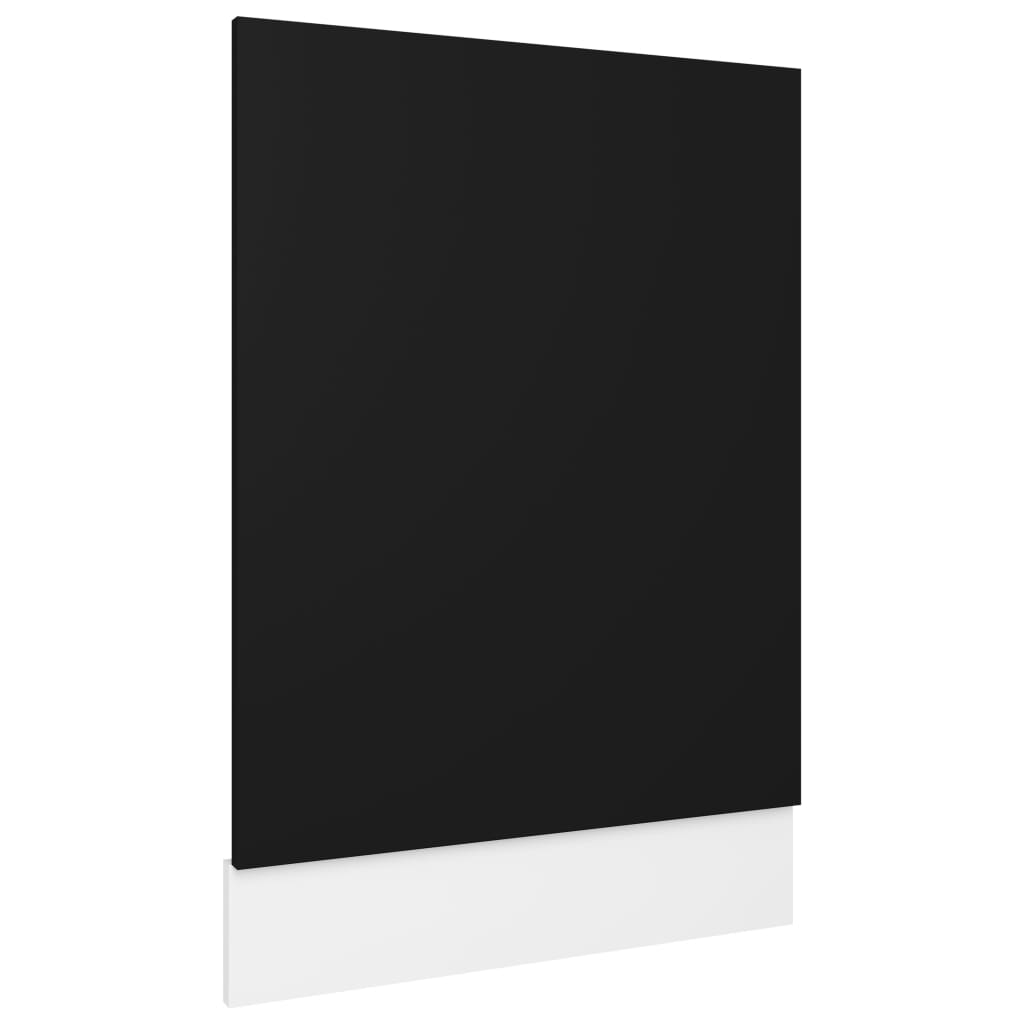 Dishwasher Panel Lyon Black 45x3x67 cm Engineered Wood
