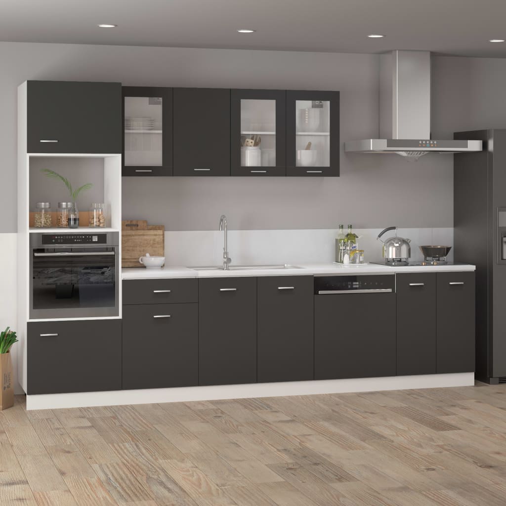 Dishwasher Panel Lyon Grey 59.5x3x67 cm Engineered Wood