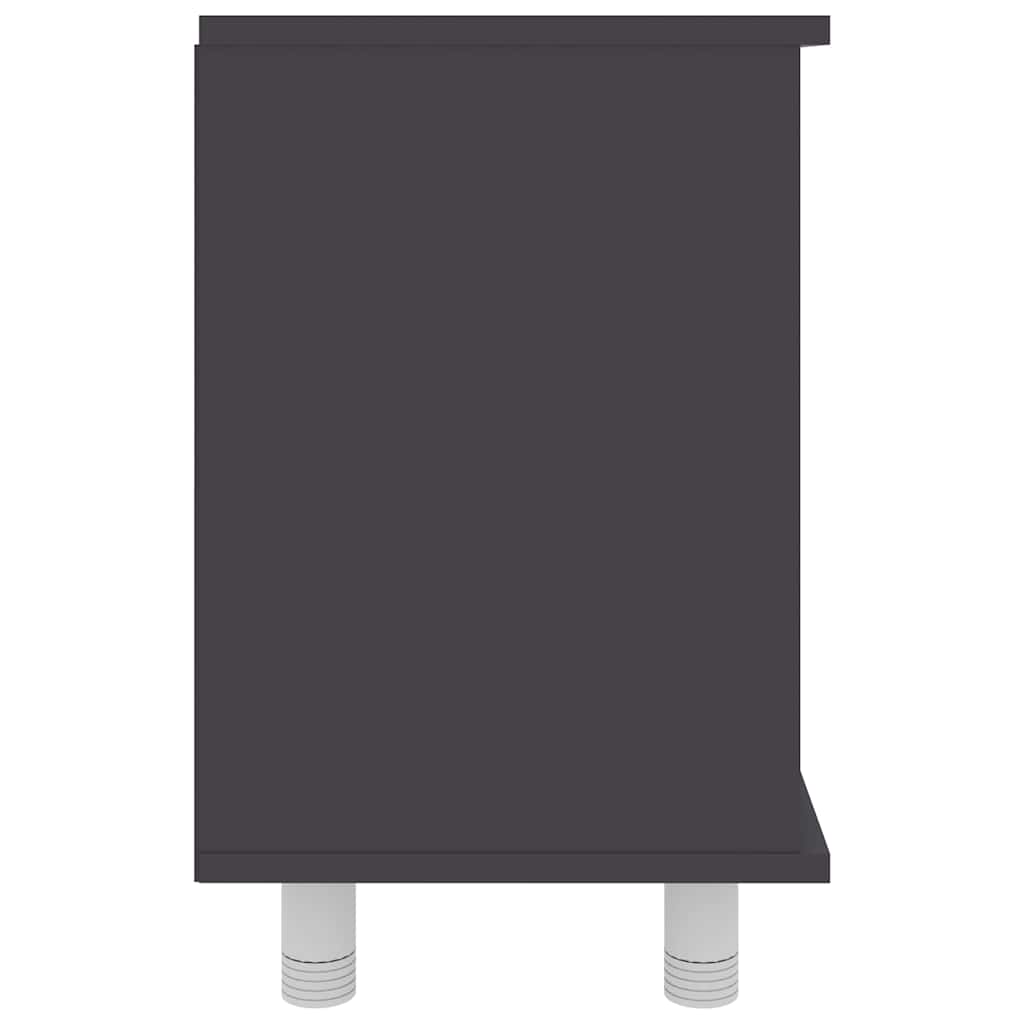 Bathroom Cabinet Grey 60x32x53.5 cm Engineered Wood