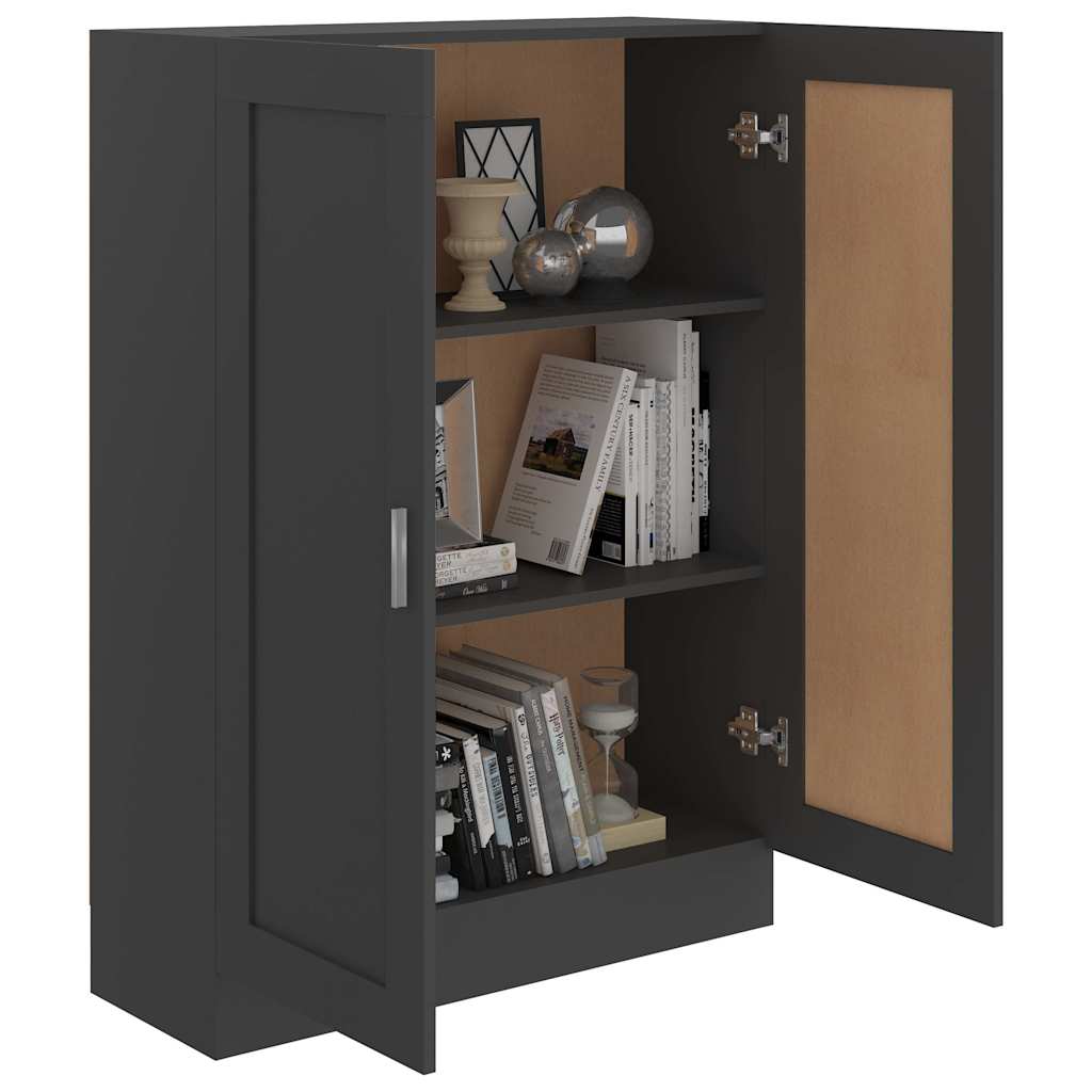 Book Cabinet Grey 82.5x30.5x115 cm Engineered Wood