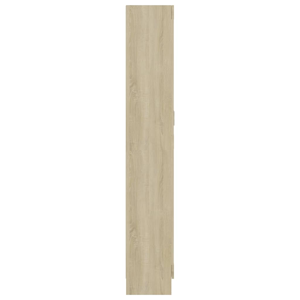 Book Cabinet Sonoma Oak 82.5x30.5x185.5 cm Engineered Wood