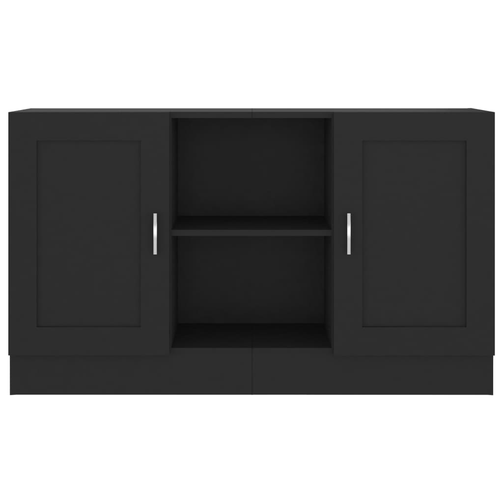 Sideboard Black 120x30.5x70 cm Engineered Wood