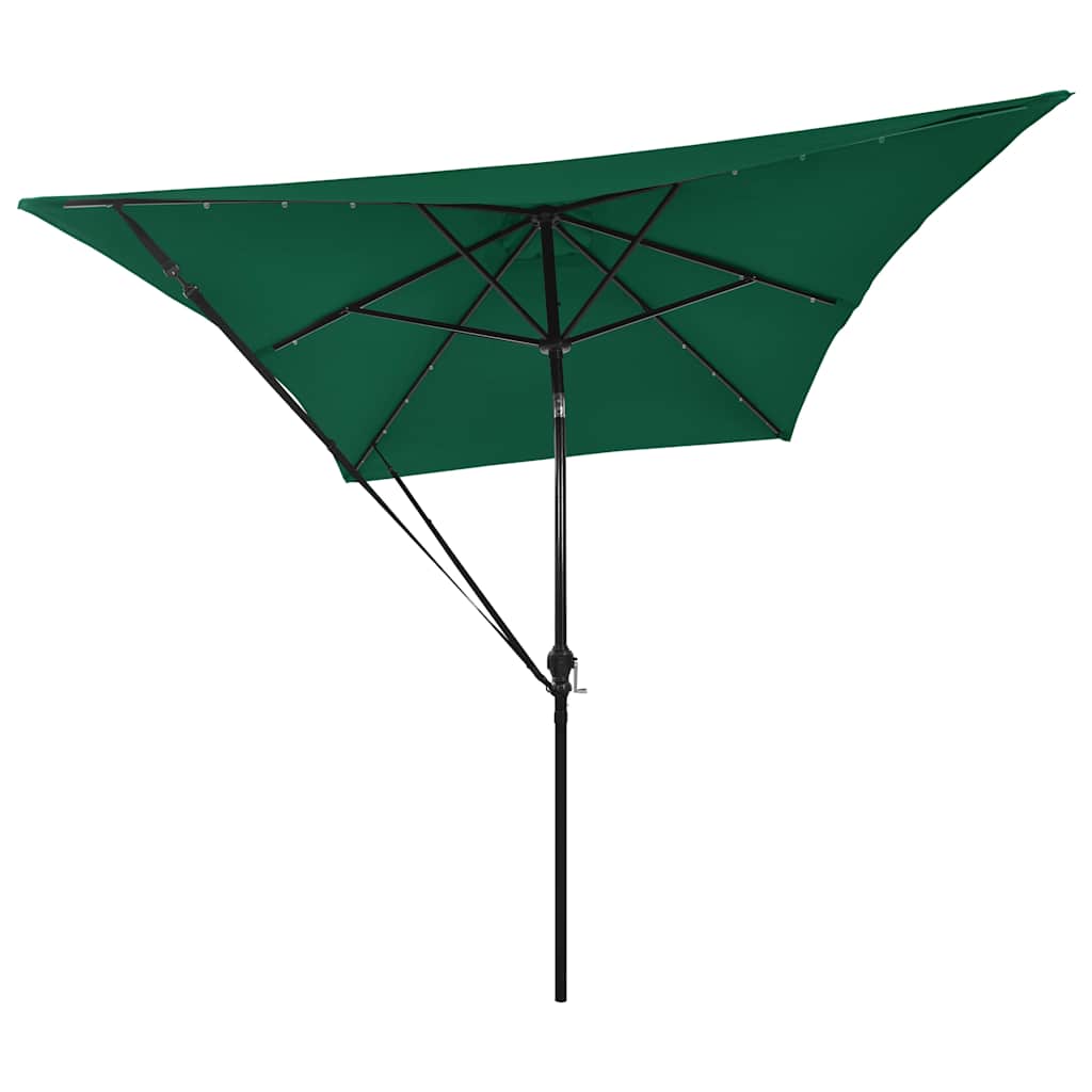 Wind Protection Band Set for Parasol Black Polypropylene