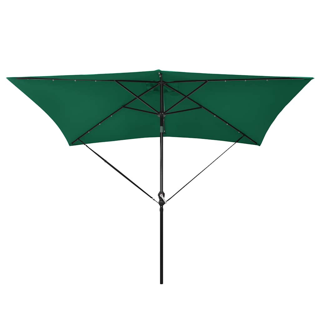 Wind Protection Band Set for Parasol Black Polypropylene