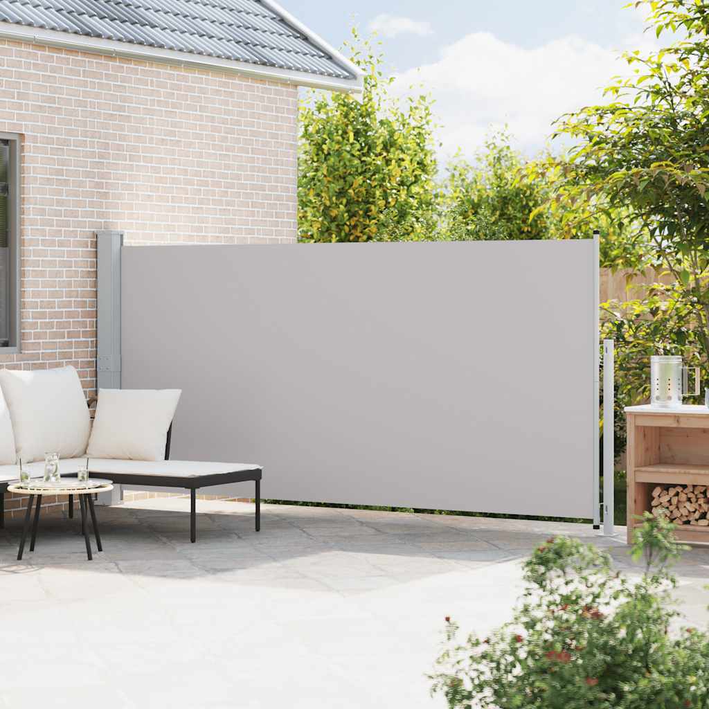 Patio Retractable Side Awning 180x514cm Grey