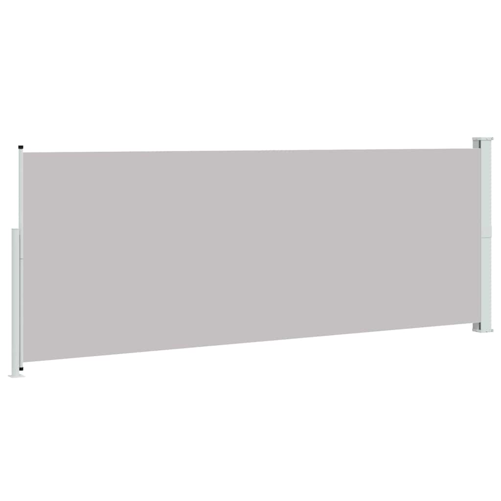 Patio Retractable Side Awning 180x500cm Grey