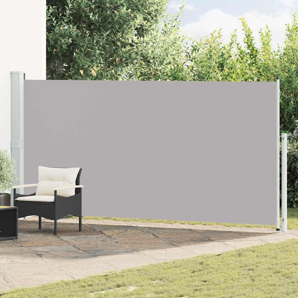 Patio Retractable Side Awning 180x514cm Grey