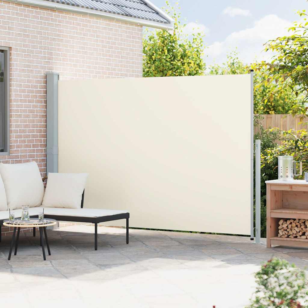 Patio Retractable Side Awning 200x314cm Cream