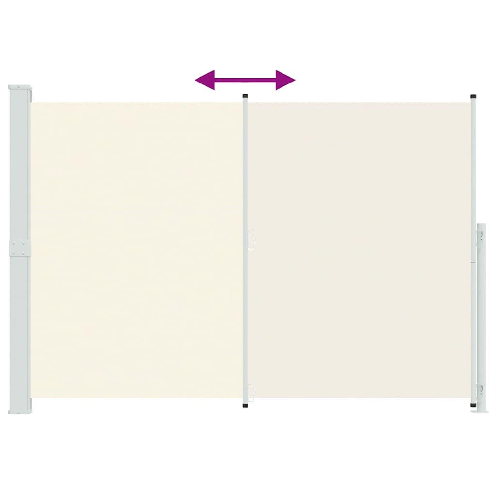 Patio Retractable Side Awning 200x314cm Cream