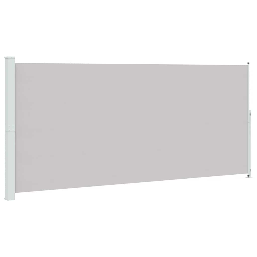 Patio Retractable Side Awning 220x514cm Grey