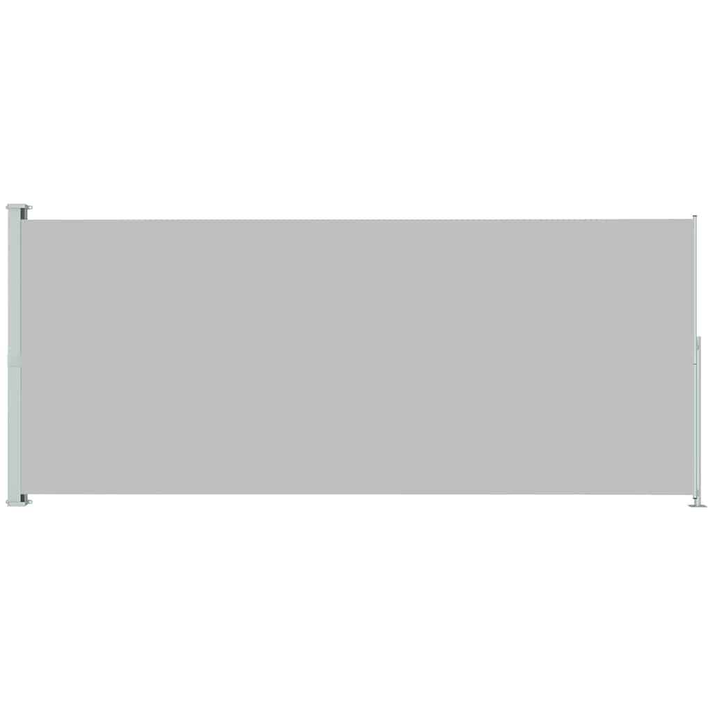 Patio Retractable Side Awning 220x500cm Grey