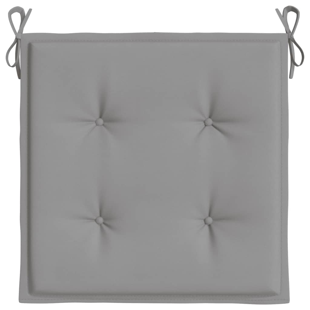 Garden Chair Cushions 4 pcs Grey 50x50x4 cm Oxford Fabric