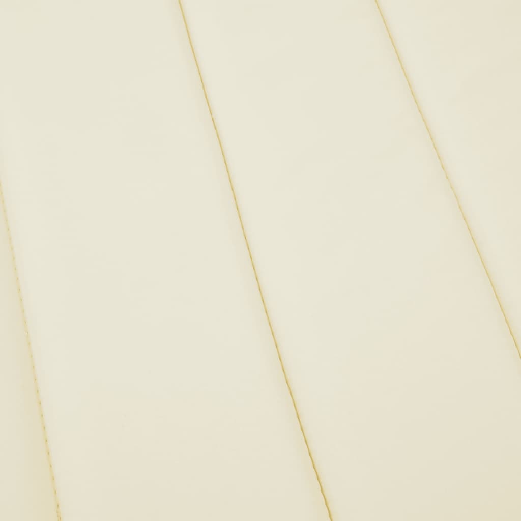 Sun Lounger Cushion Cream 186x58x4cm Oxford Fabric