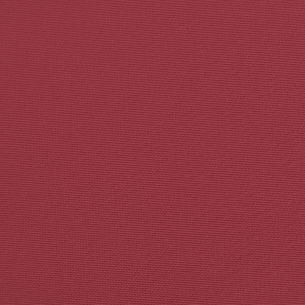 Sun Lounger Cushion Wine Red 186x58x4cm Oxford Fabric