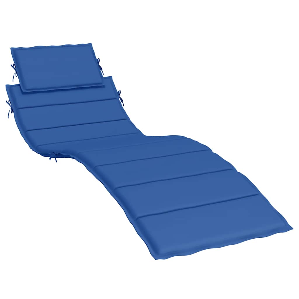 Sun Lounger Cushion Royal Blue 186x58x4cm Oxford Fabric