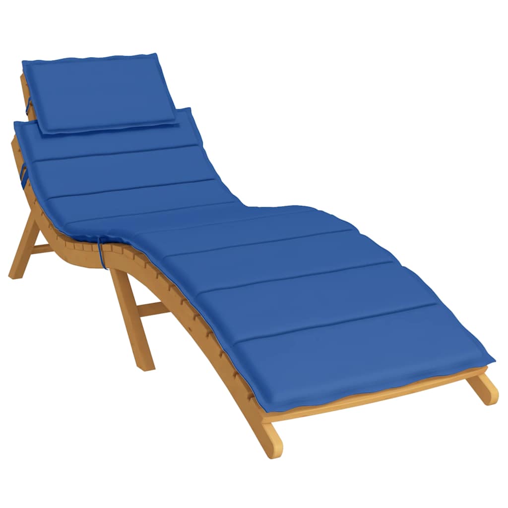 Sun Lounger Cushion Royal Blue 186x58x4cm Oxford Fabric