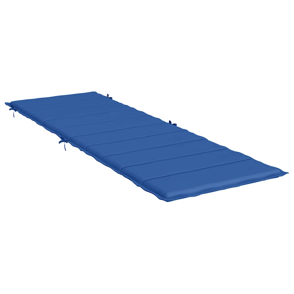 Sun Lounger Cushion Royal Blue 186x58x4cm Oxford Fabric