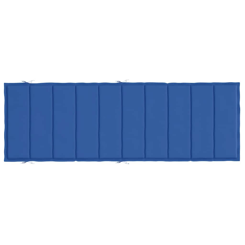Sun Lounger Cushion Royal Blue 186x58x4cm Oxford Fabric