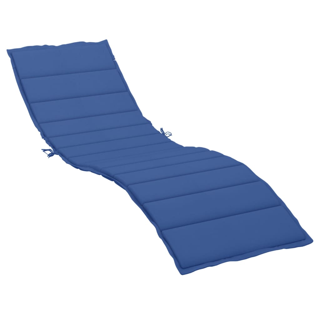 Sun Lounger Cushion Royal Blue 200x50x3cm Oxford Fabric