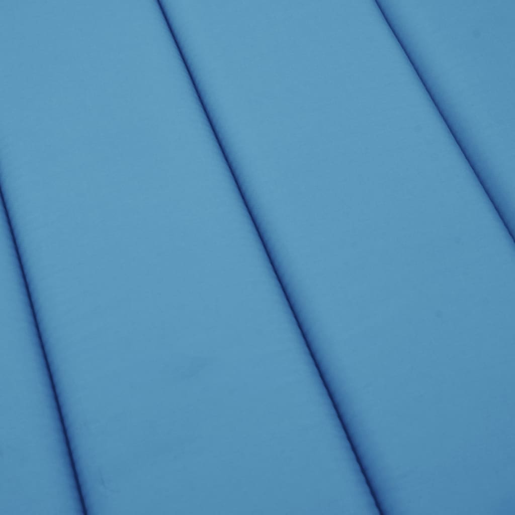 Sun Lounger Cushion Blue 200x60x3cm Oxford Fabric