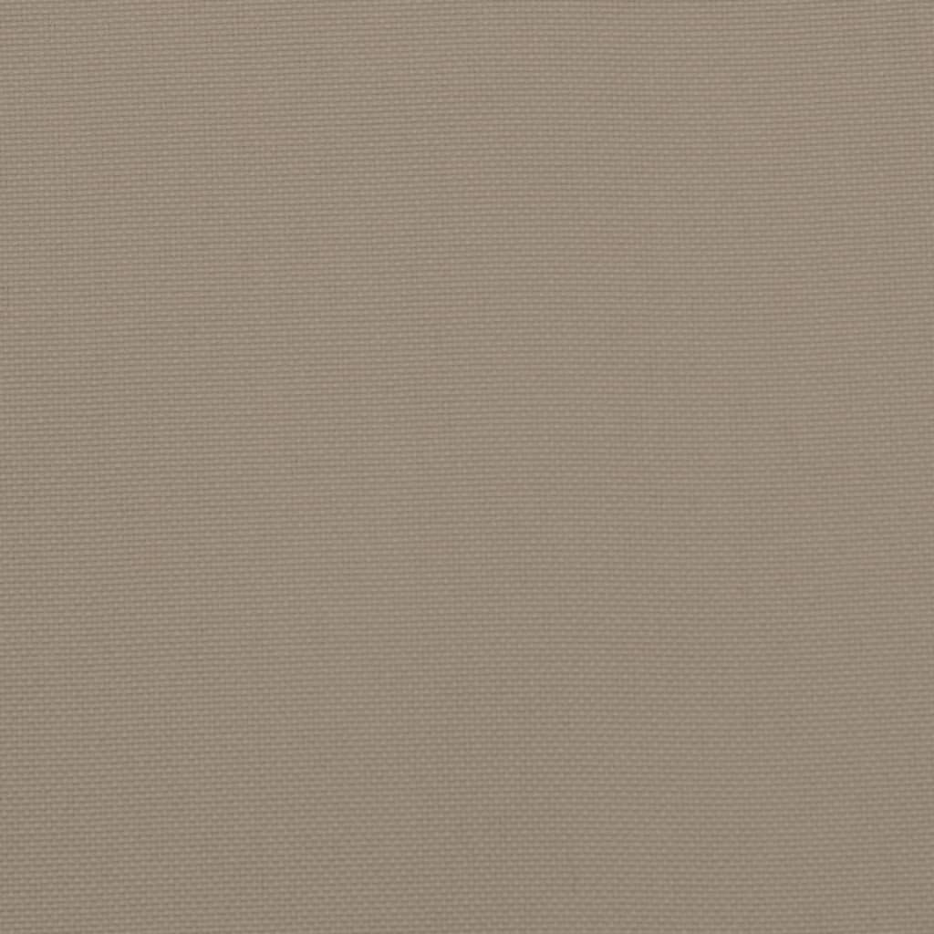 Sun Lounger Cushion Taupe 200x70x3cm Oxford Fabric