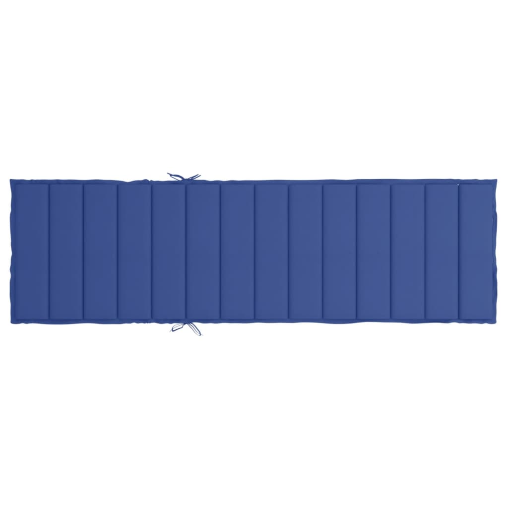 Sun Lounger Cushion Royal Blue 200x70x3cm Oxford Fabric