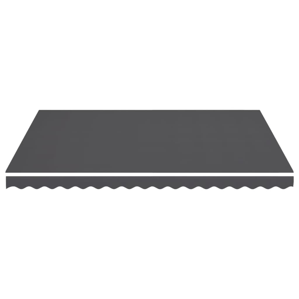 Awning Replacement Fabric Anthracite 450x350 cm Polyester