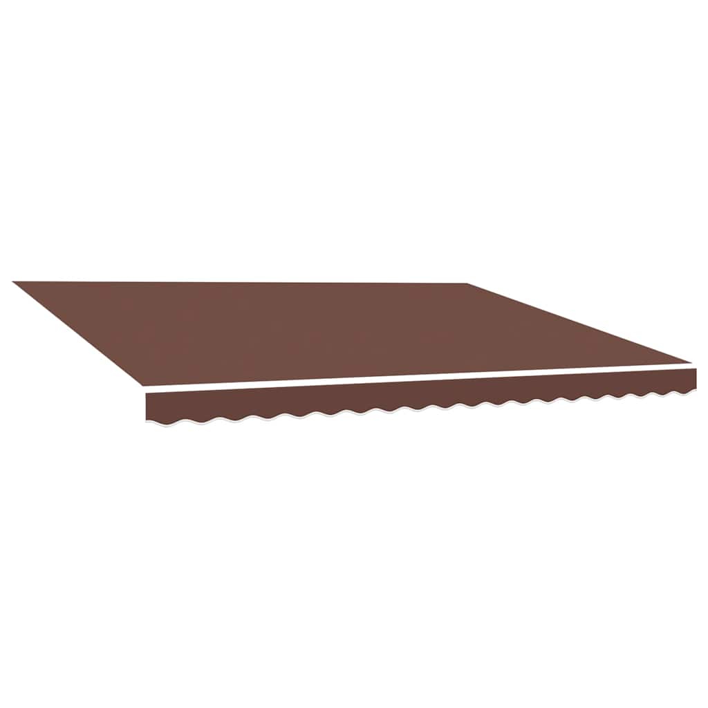 Awning Replacement Fabric Brown 400x350 cm Polyester