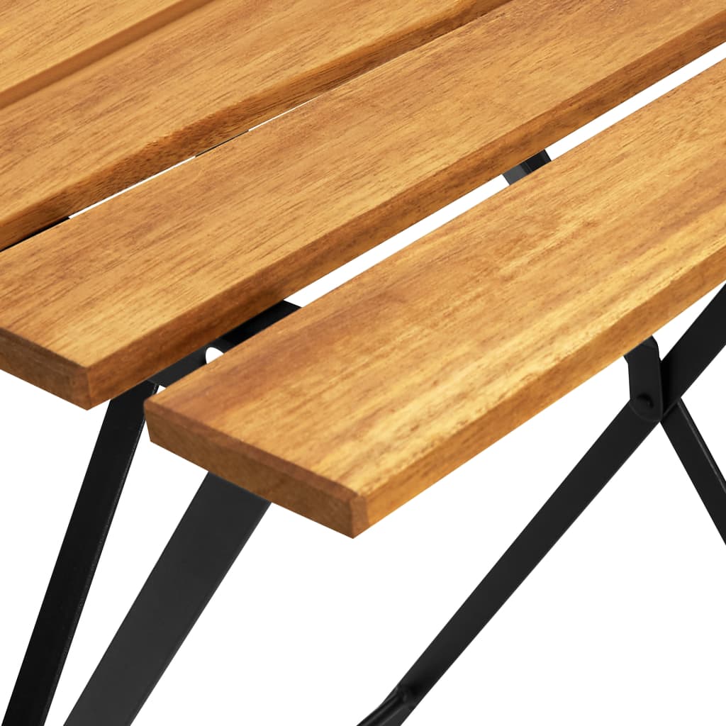Bistro Table 55x54x71 cm Solid Acacia Wood