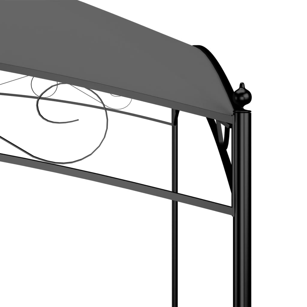 Gazebo 3x3x2.65 m Anthracite 180 g/m?