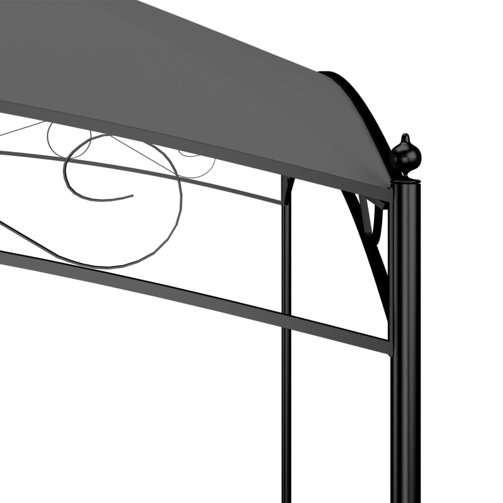 Gazebo 3x4x2.65 m Anthracite 180 g/m?