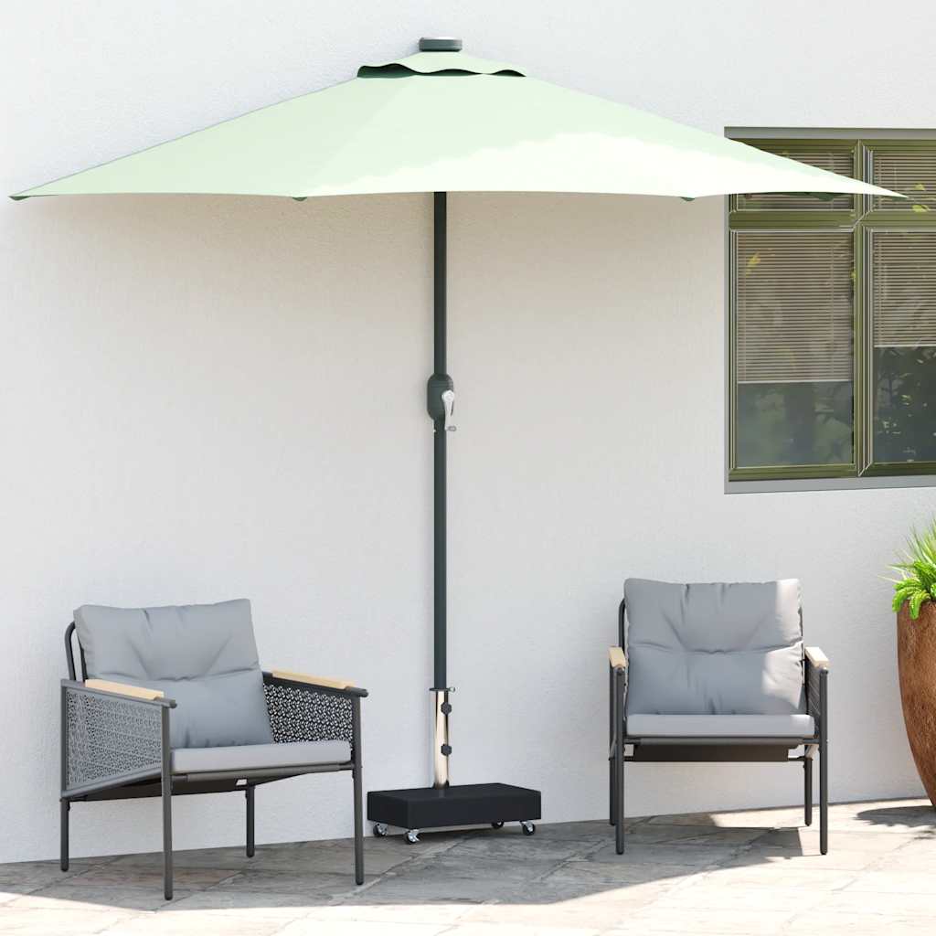 Umbrella Base Black 45x25x8 cm Granite