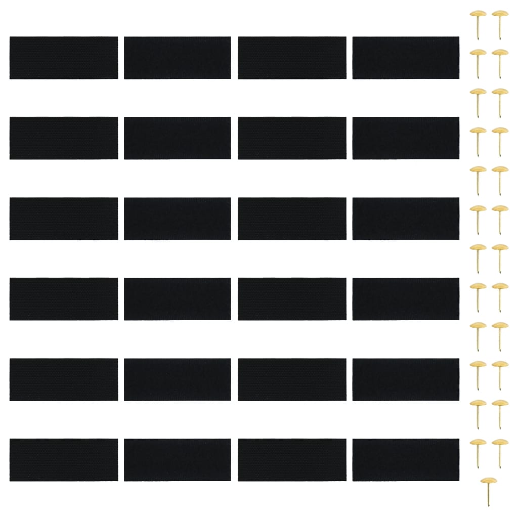 Insect Door Curtains 2 pcs with Magnet Blocks Black 230x160 cm