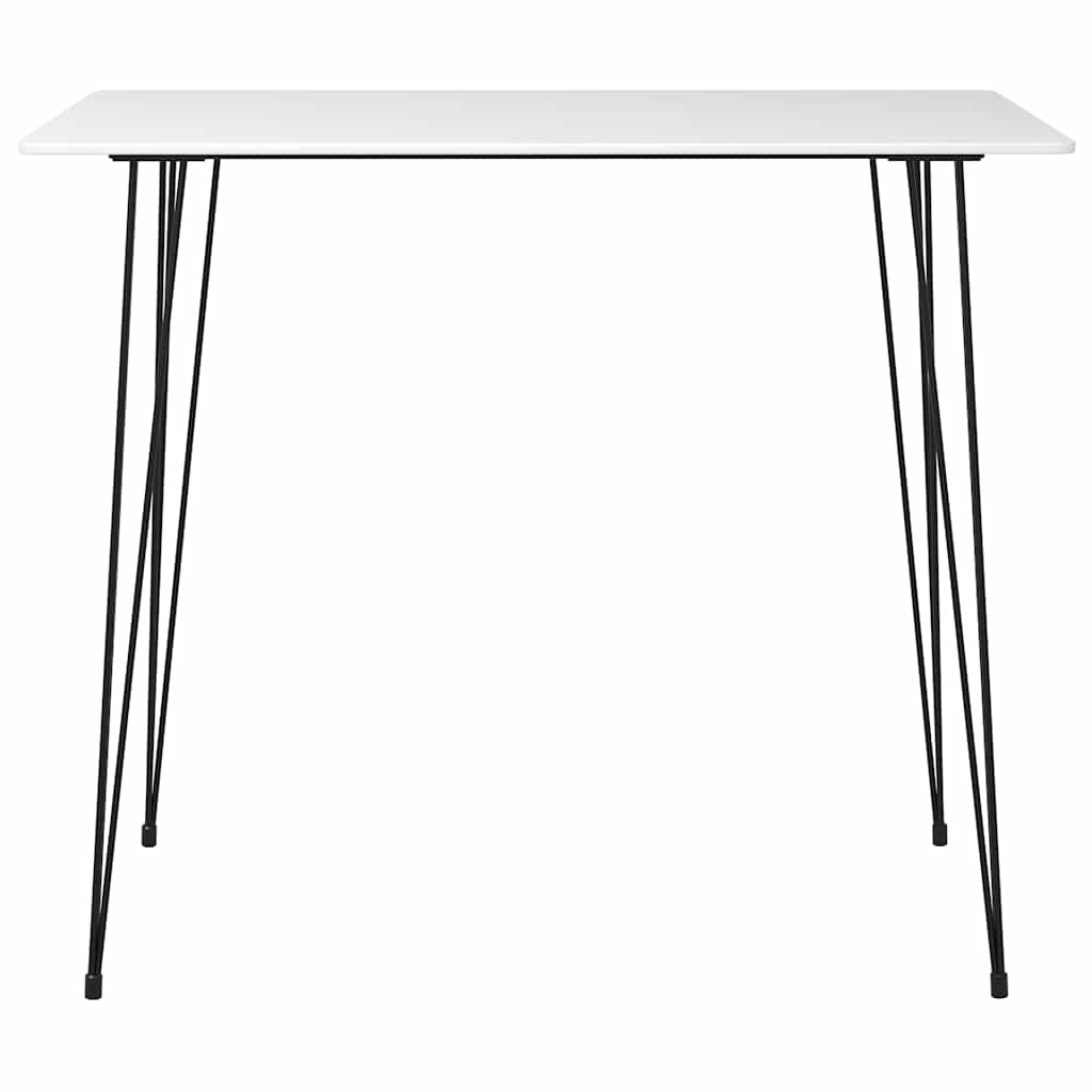 7 Piece Bar Set White and Black
